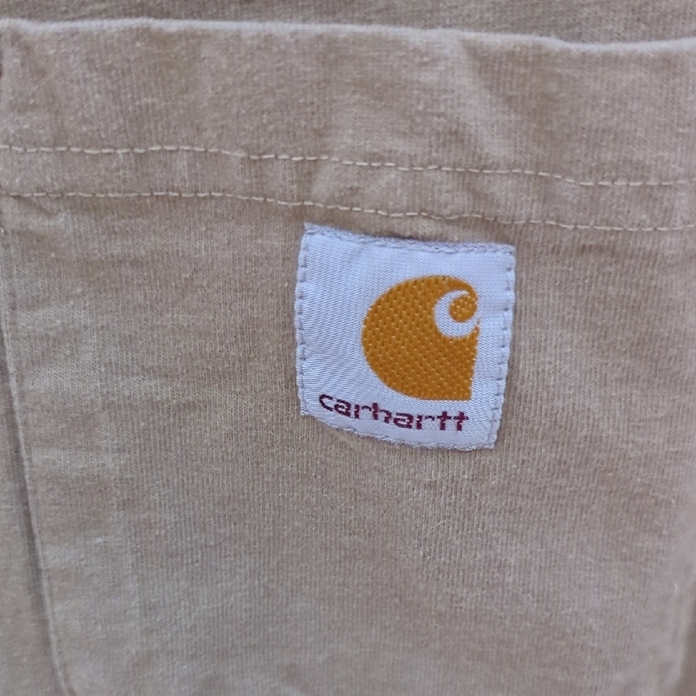 Carhartt Men's Short Sleeve Brown Tee - Picture 3 of 9
